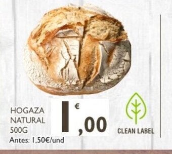 Supermercados La Despensa Hogaza Natural 500g oferta