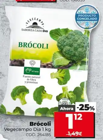 Dia Brócoli Vegecampo Dia 1kg oferta