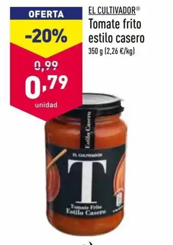 ALDI EL Cultivador Tomate frito estilo casero 350g oferta