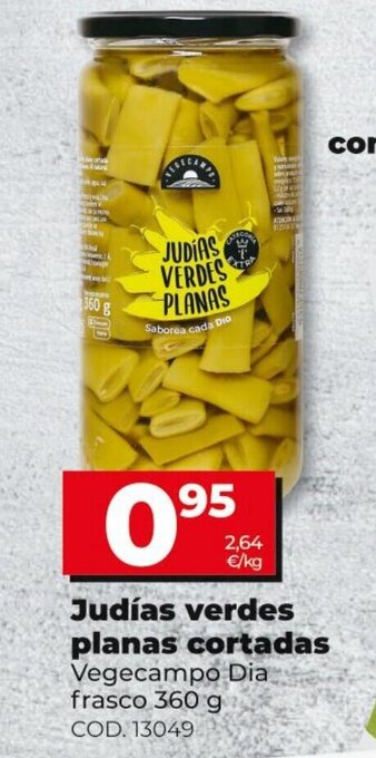 Dia Judías verdes planas cortadas 360g oferta