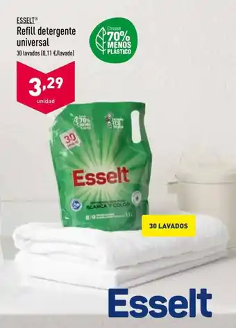 ALDI Esselt Refill detergente universal 30 lavados oferta