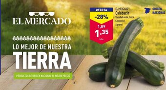 ALDI El Mercado Calabacín oferta
