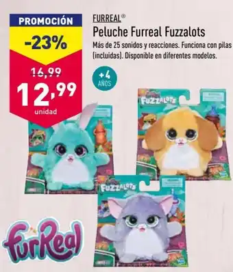 ALDI Furreal Peluche Fuzzalots + 4 Años oferta