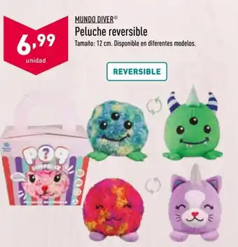 ALDI Mundo Diver Peluche reversible 12 cm oferta