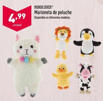 ALDI Mundo Diver Marioneta de peluche oferta