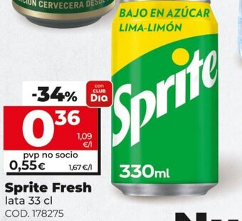 Dia Sprite Fresh oferta