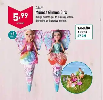 ALDI Zuru Muñeca Glimma Girlz oferta