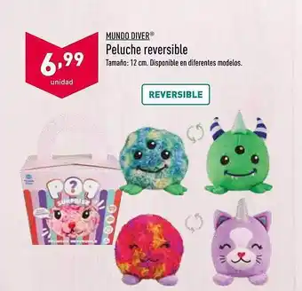 ALDI Mundo Diver Peluche Reversible oferta