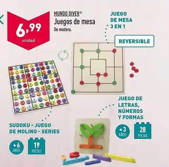 ALDI Mundi Diver Juegos De Mesa oferta