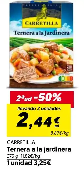 Hiper Usera CARRETILLA Ternera a la jardinera 275 g oferta
