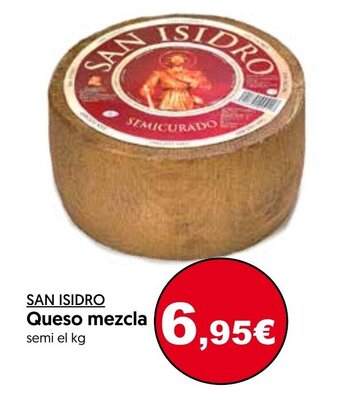 Hiper Usera San Isidro Queso mezcla semi el kg oferta