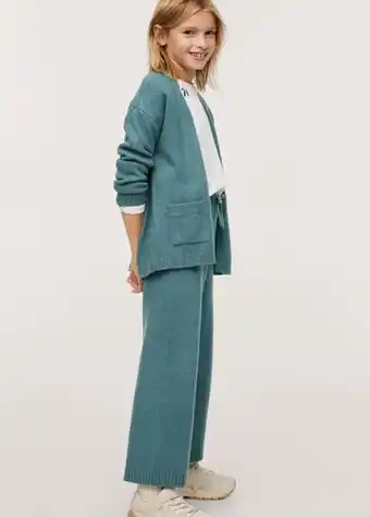 Mango Kids Pantalón culotte punto oferta