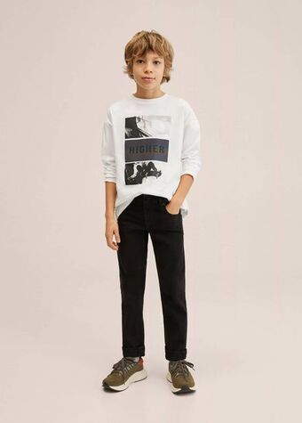 Mango Kids Camiseta manga larga estampada oferta