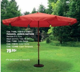 Ferrcash Parasol jardín natuur oferta