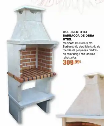 Ferrcash Barbacoa de obra utiel oferta