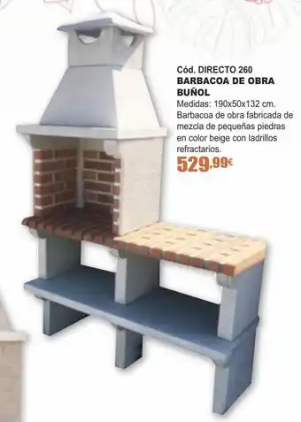 Ferrcash Barbacoa de obra buñol oferta