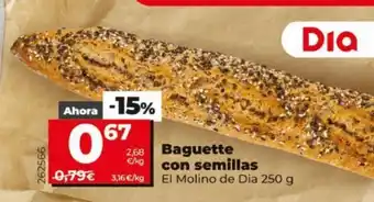 Maxi Dia Baguette con semillas oferta