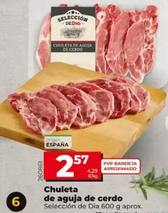 Dia Market Chuleta de aguja oferta