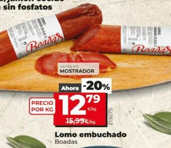 La Plaza de DIA Lomo embuchado boadas oferta