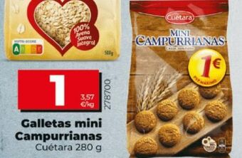 Dia Galletas campurrianas cuétara oferta