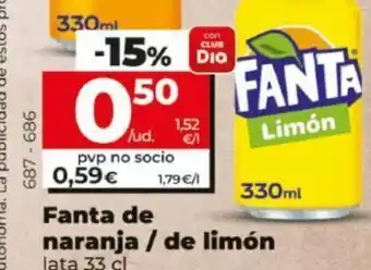 Dia Refresco de naranja fanta oferta