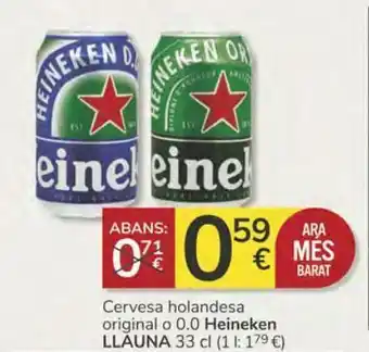 Supermercados Charter Cerveza holandesa heineken oferta