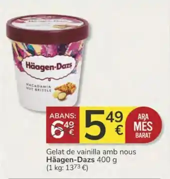 Supermercados Charter Helado de vainilla con nueces häagen-dazs oferta