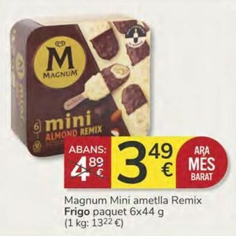 Supermercados Charter Magnum mini almendra remix frigo oferta