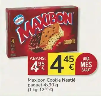 Supermercados Charter Maxibon cookie nestlé oferta