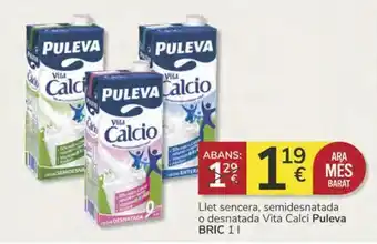 Supermercados Charter Leche entera, semidesnatada o desnatada vita calcio puleva oferta