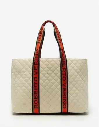 Roberto Verino Bolso shopper square nailon crudo oferta
