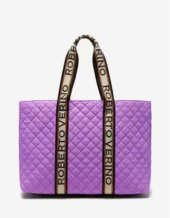 Roberto Verino Bolso shopper square nailon lila oferta