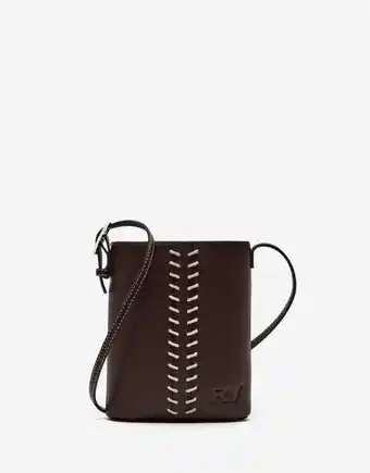 Roberto Verino Bolso de hombro olivia mini cuero marrón oferta