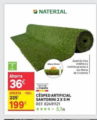 Leroy Merlin Césped artificial oferta