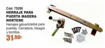 Ferrcash Herraje para puerta madera nortene oferta