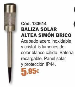 Ferrcash Baliza solar altea simón brico oferta