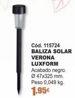 Ferrcash Baliza solar verona luxform oferta