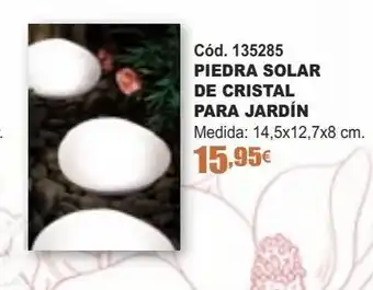 Ferrcash Piedra solar de cristal para jardín oferta