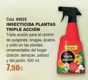 Ferrcash Insecticida plantas triple acción flower oferta