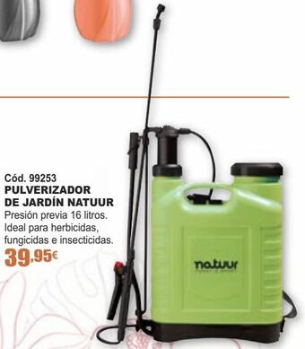 Ferrcash Pulverizador de jardín natuur oferta