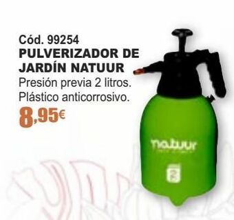 Ferrcash Pulverizador de jardín natuur oferta