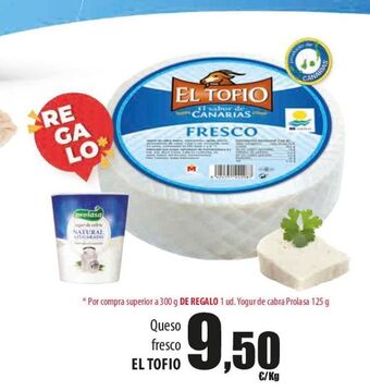 SPAR Lanzarote Queso fresco el tofio oferta