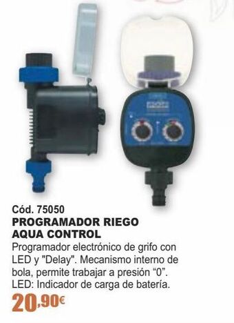Ferrcash Programador riego aqua control oferta