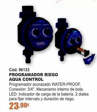 Ferrcash Programador riego aqua control oferta
