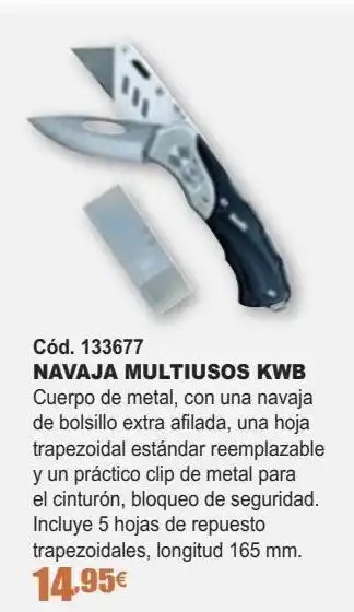 Navaja multifunción kwb