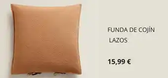 ZARA HOME Funda De Cojín Lazos oferta
