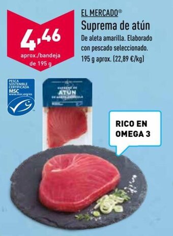 ALDI El Mercado Suprema de atún 195 g oferta