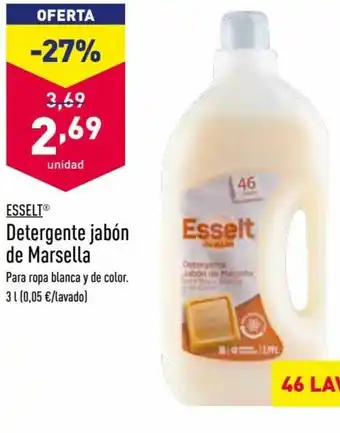 Esselt Detergente jabón de Marsella 3l