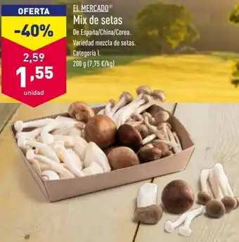 ALDI El Mercado Mix de setas 200g oferta