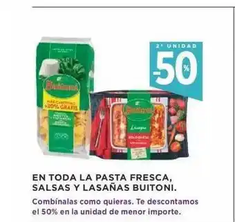 Supercor En Toda La Pasta Fresca, Salsas Y Lasañas Buitoni oferta